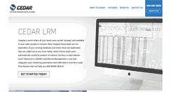 Desktop Screenshot of cedar-lrm.com